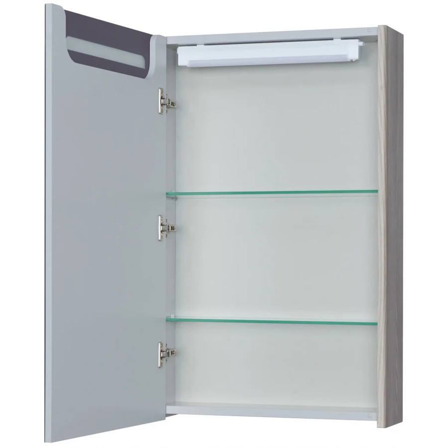 Зеркальный шкаф Акватон Сильва 50 дуб фьорд 1A215502SIW6L 50x78 см