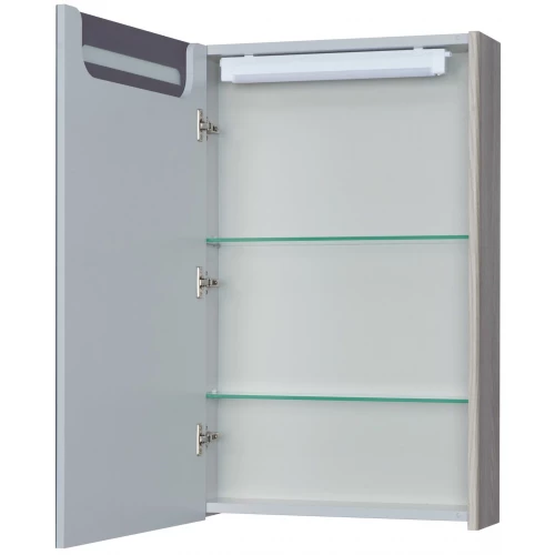 Зеркальный шкаф Акватон Сильва 50 дуб фьорд 1A215502SIW6L 50x78 см