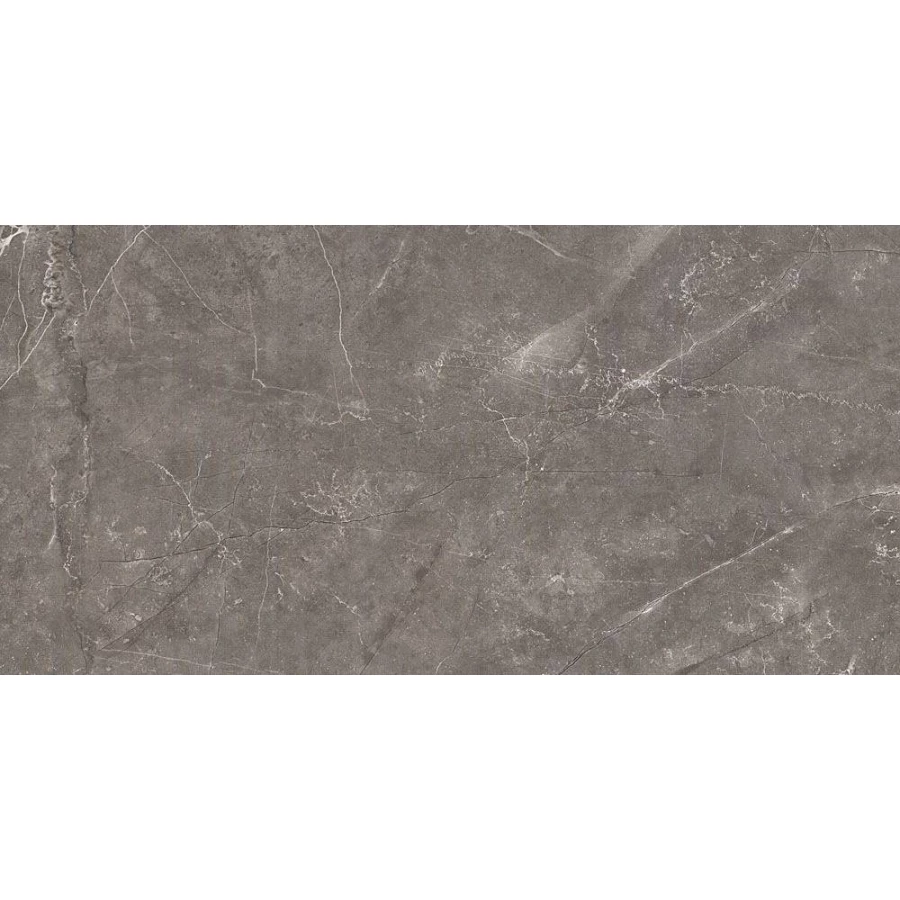 Керамический гранит Bode Marble Porcelain глазурованный Caramelle Nuvola Antracite POL 120x60 см