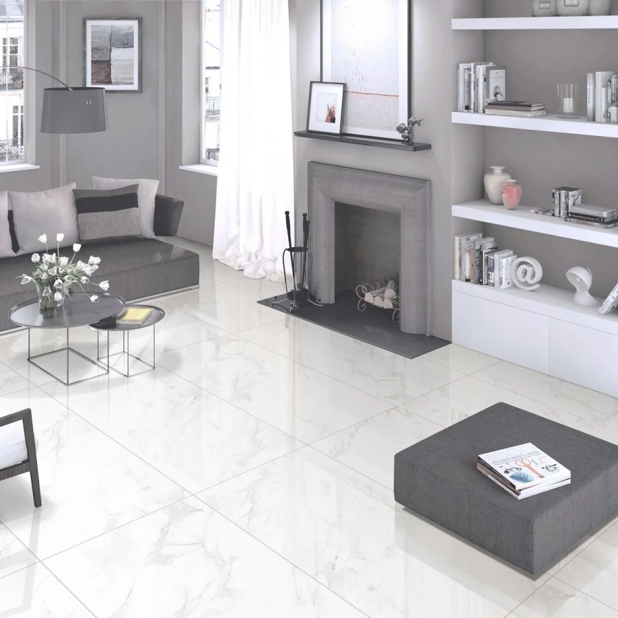 Керамогранит Neodom Concept Venus Bianco Polished глянцевый белый N12003 120x60 см