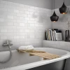 Плитка настенная Equipe Соттаге Вхите / Cottage White глянцевая белая 21950 30х7,5 см