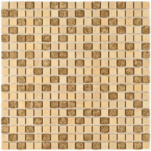 Мозаика Bonaparte Каменная мозаика Sevilla-15 slim Matt 15х15 матовая бежевая 30,5х30,5 см