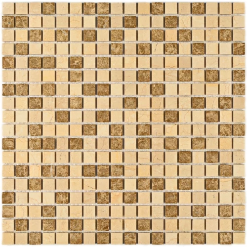 Мозаика Bonaparte Каменная мозаика Sevilla-15 slim Matt 15х15 матовая бежевая 30,5х30,5 см