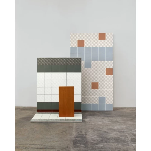 Керамогранит Mutina Динторни Дама Неве / Dintorni Dama Neve матовый серый ISDDN01 20,5х20,5 см
