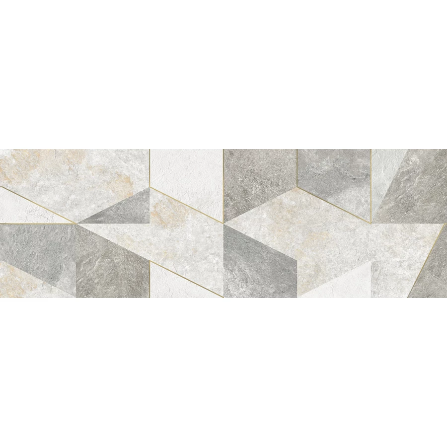 Плитка настенная ALMA Ceramica Land матовая серая TWU3090LAN17R 90х30 см