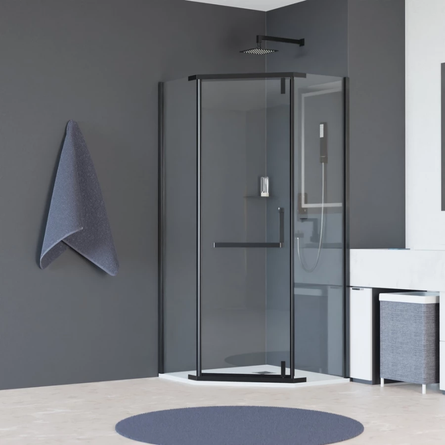 Душевой уголок RGW HO-081B Прозрачное 350608100-14 100х100 см