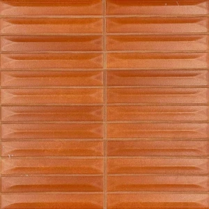 Плитка настенная Vilar Albaro Terre Arrow Tandoori 10х1,5 матовая терракотовая 20х20 см