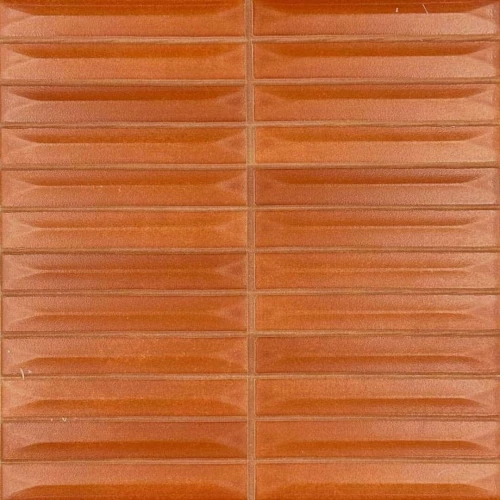 Плитка настенная Vilar Albaro Terre Arrow Tandoori 10х1,5 матовая терракотовая 20х20 см