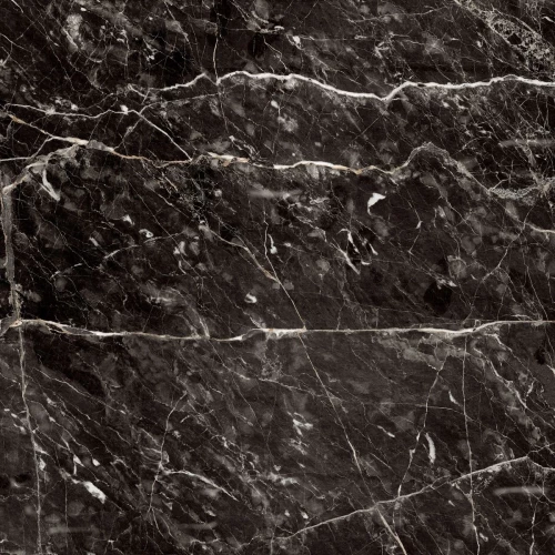 Керамогранит Керамин Найт подполированный черный 60х60 см