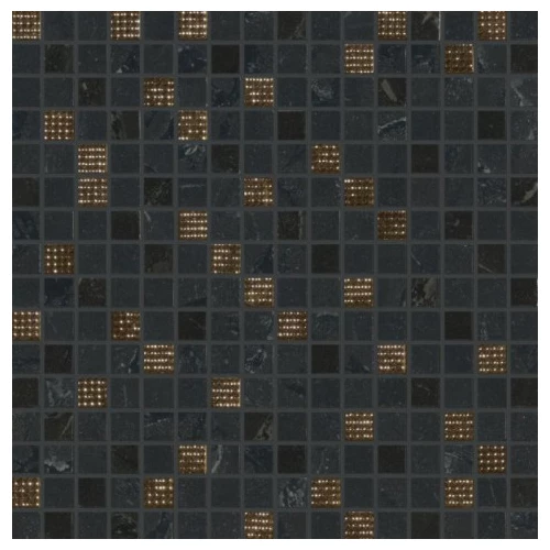 Декор Marca Corona Newluxe Black Tessere Riv 30,5х30,5 см