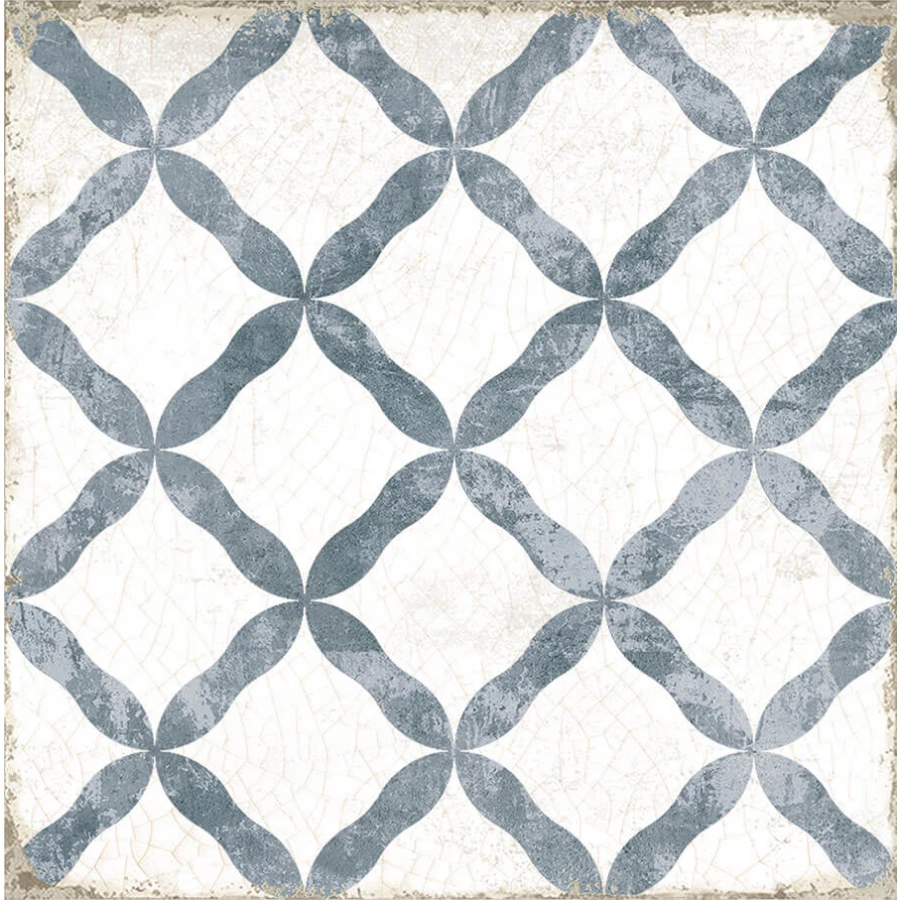 Керамогранит Nanda Tiles Grafton Dorset Blue полуматовый голубой 20х20 см