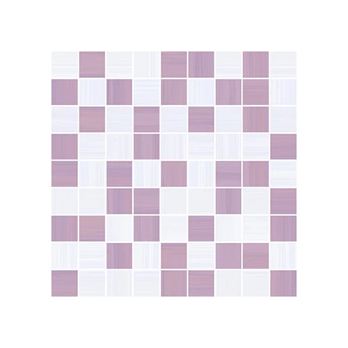 Мозаика Ceramica Classic Stripes лиловый+серый 30х30