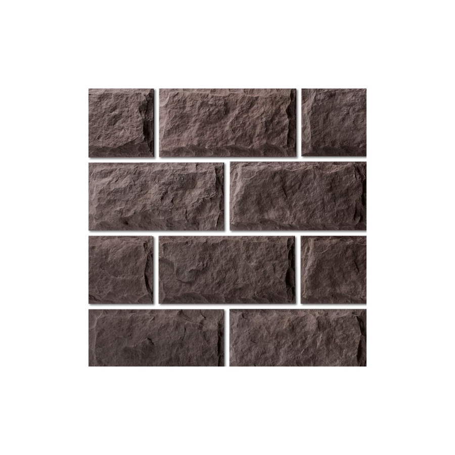 Декоративный камень углы Камелот Парма темно-коричневый 2568