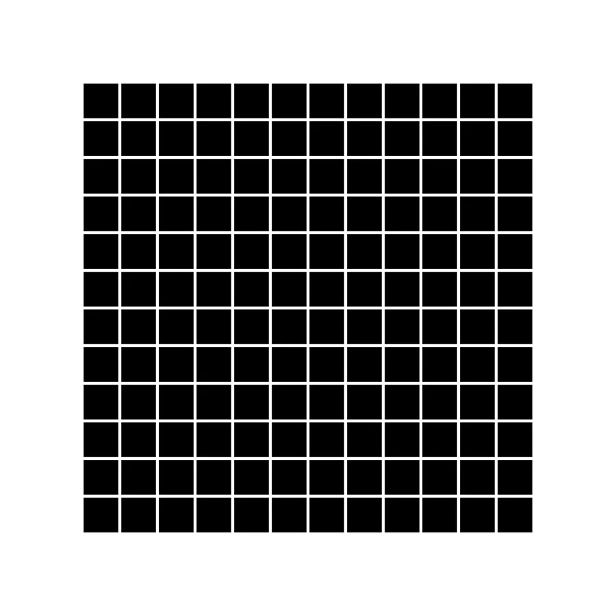 Мозаика Kerama Marazzi Темари матовая черная 20071N 29,8х29,8 см