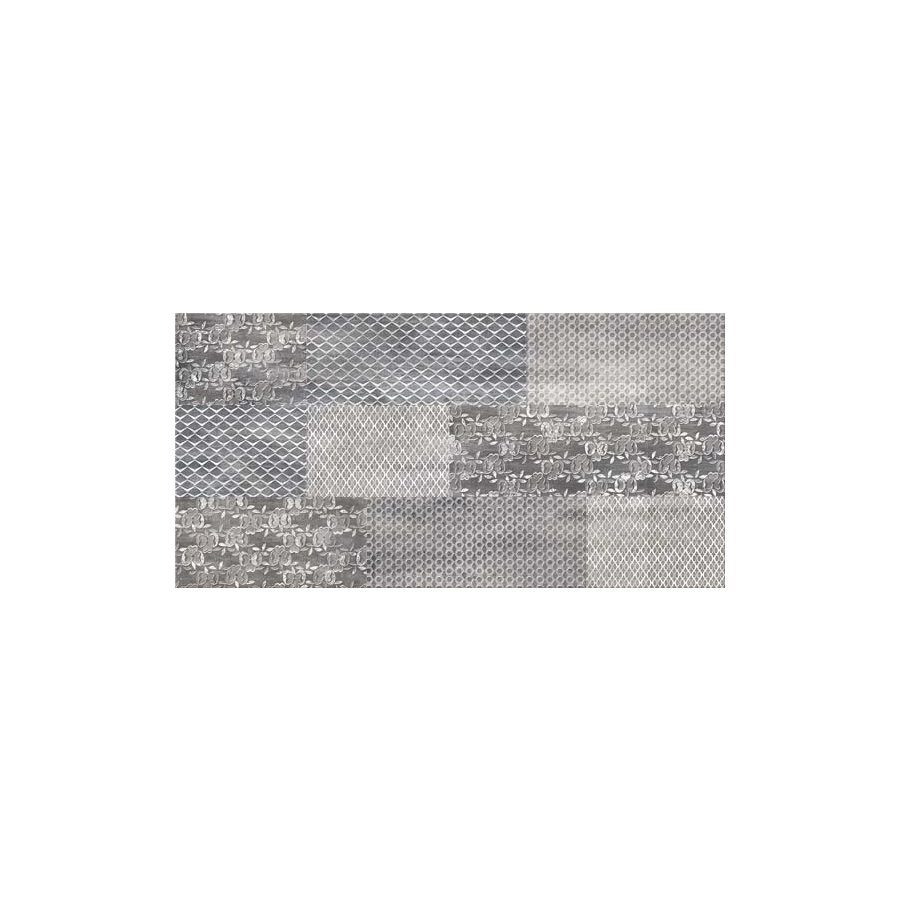 Плитка настенная Azori Pandora Grey Ornament 31,5x63