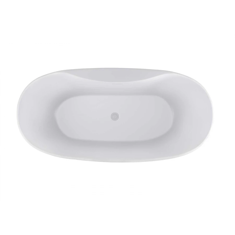 Ванна акриловая отдельностоящая Aquatek Аполо В комплекте со сливом и ножками Цвет белый глянцевый AQ-1155778 1700*780*600 мм