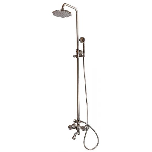 Душевая стойка Milacio Baroque серебро MC.100.1SL