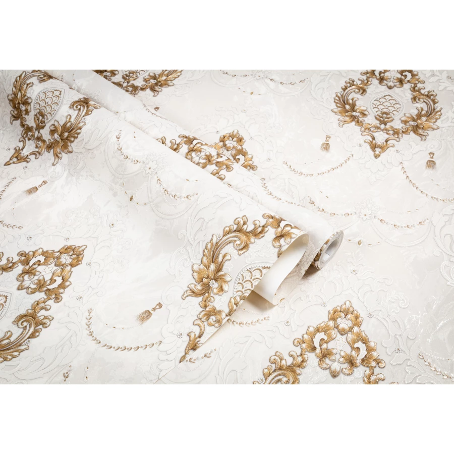 Обои флизелиновые Palitra Life Andijana бежевые PL72467-12 1,06х10,05 м