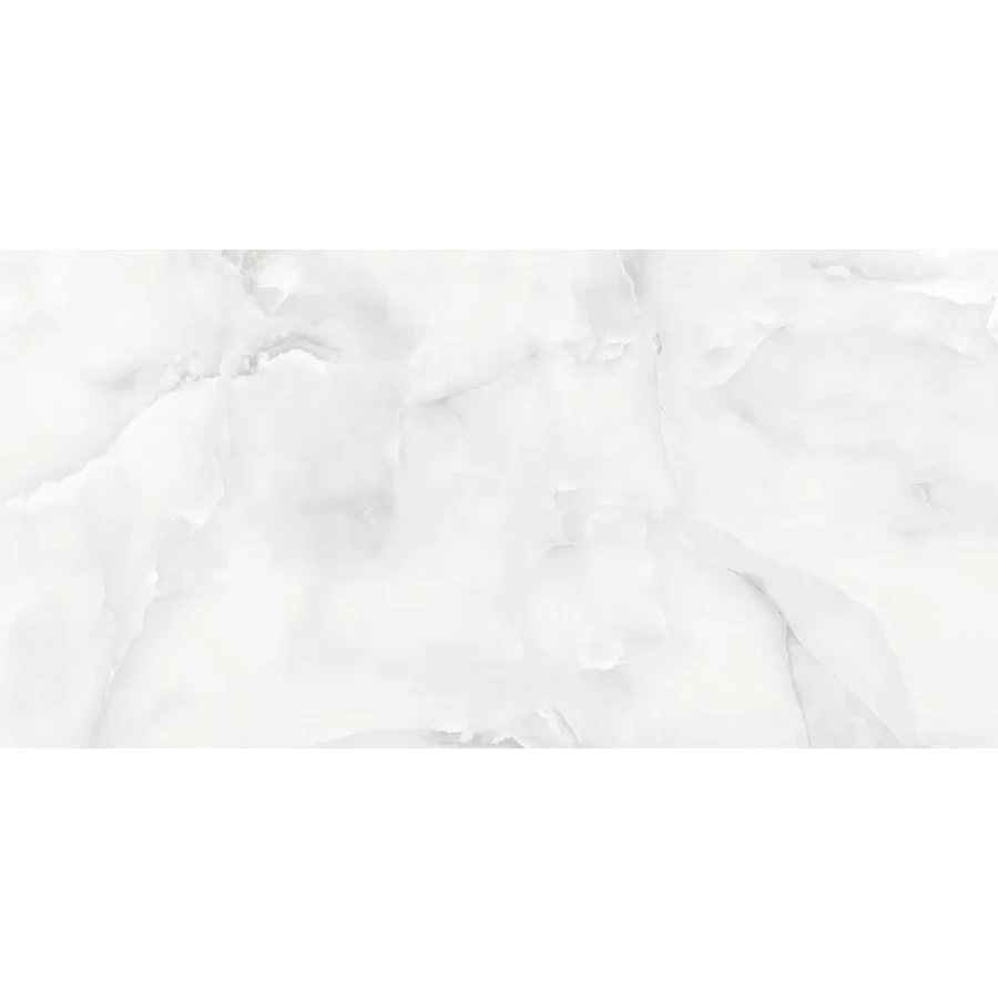 Керамогранит Duna Snow Onyx Ice Satin полуматовый белый RP-238588 120х60 см