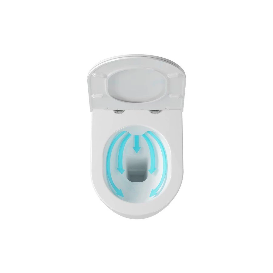 Унитаз подвесной Ravak Uni Chrome RimOFF без крышки безободковый X01535