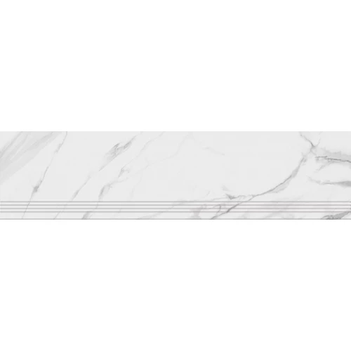 Ступень из керамогранита Kerama Marazzi Монте Тиберио матовая белая SG507120R\GR 119,5х30 см