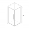 Душевой уголок RGW SV-43-1 SV-02 + Z-060-3 Прозрачное 063243198-011 90х80 см