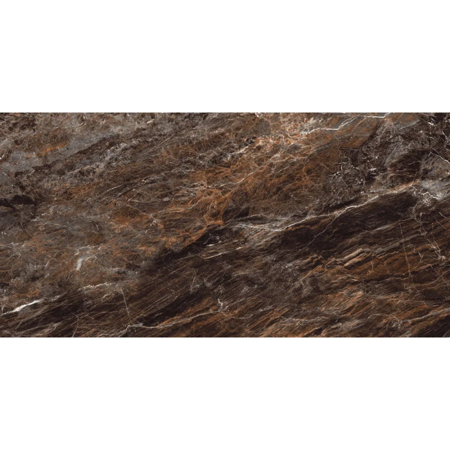 Керамогранит Bluezone Romano Versailles Brown High Glossy RP-185195 120x60 см