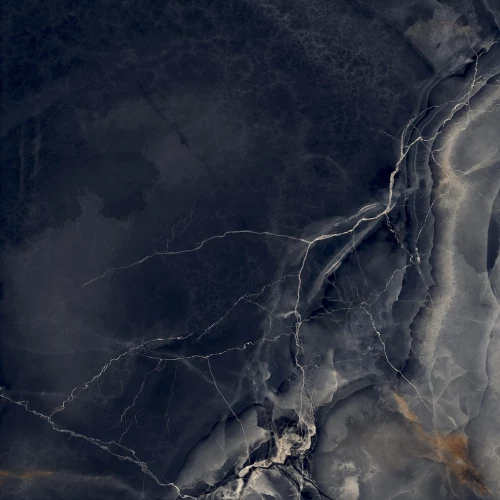 Керамогранит Laparet Interstellar Black полированный чёрный 80х80 см