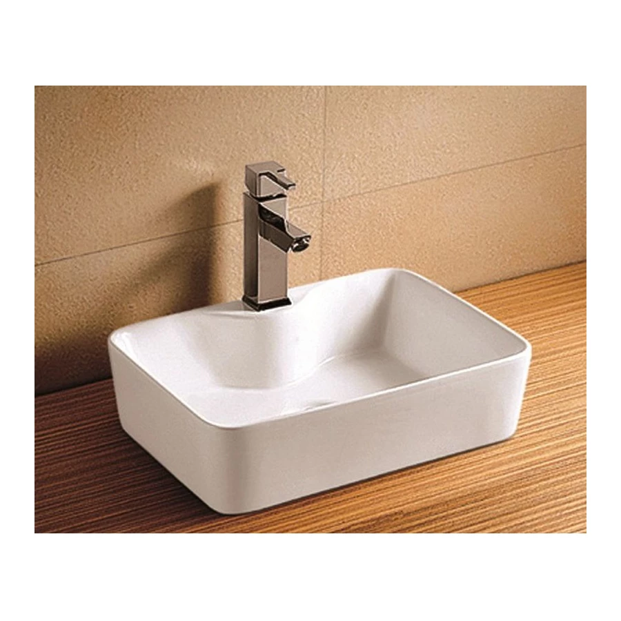 Раковина Azario накладная белый AZ-2010 48х37х13 см