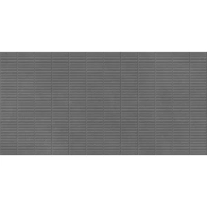 Керамогранит LCM Невел темно-серый чип / Nevel Graphite Chip матовый карвинг 60120NEV07M 120х60 см