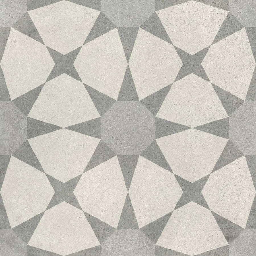 Керамогранит Harmony Peronda Cuban Silver Star R10 серый 3386037241 22,3x22,3 см