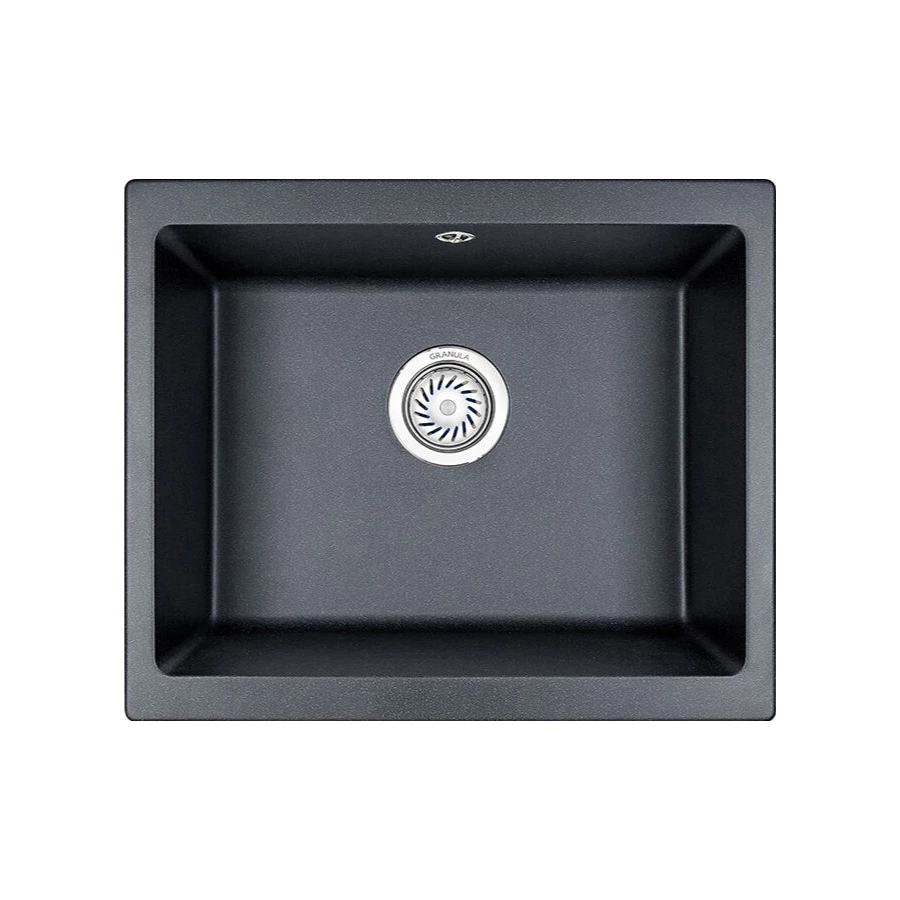 Кухонная мойка Granula 5551, ГРАФИТ 55х46 см