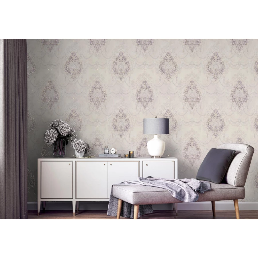 Обои флизелиновые Palitra Life Andijana бежевые PL72467-22 1,06х10,05 м