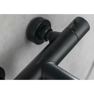 Смеситель Aquatek термостатический для ванны матовый черный AQ1043MB