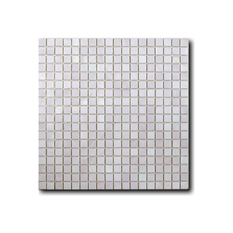 Стеклянная мозаика Art&Natura Classic Glass сетка 15х15 глянцевая белые adriana0 29,5х29,5 см