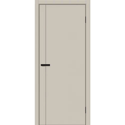 Межкомнатная дверь Bravo Браво-0.10 П 200x80 экошпон Bravo A полотно глухое цвет Cream Silk