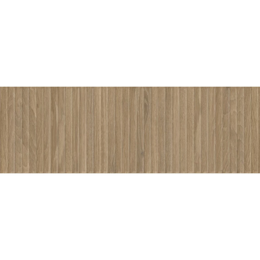 Плитка настенная Ceramika Paradyz Molto Wood Struktura Rekt Mat коричневый 75*25 см