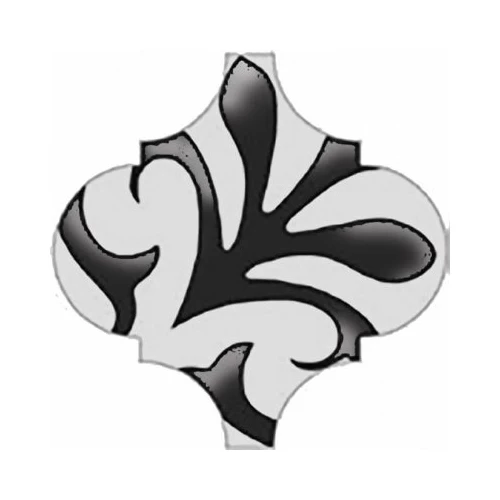 Декор Kerama Marazzi Арабески глянцевый орнамент OS\A33\65000 6,5*6,5 см