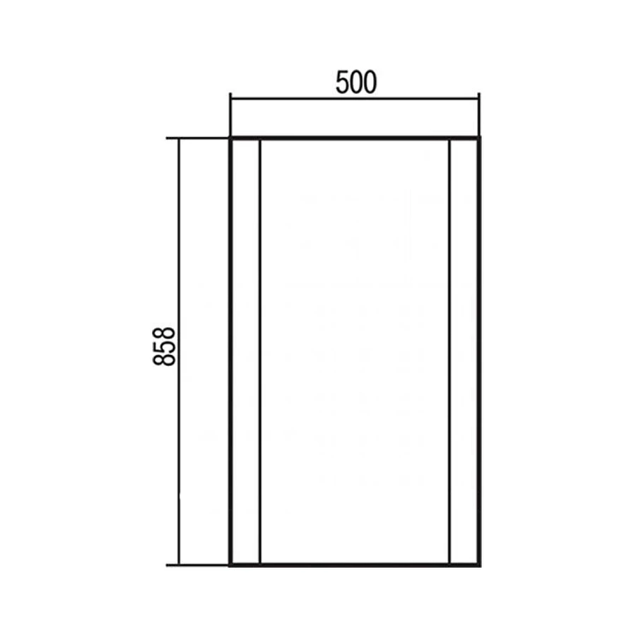 Зеркало Акватон Ария 50 белый 1A140102AA010