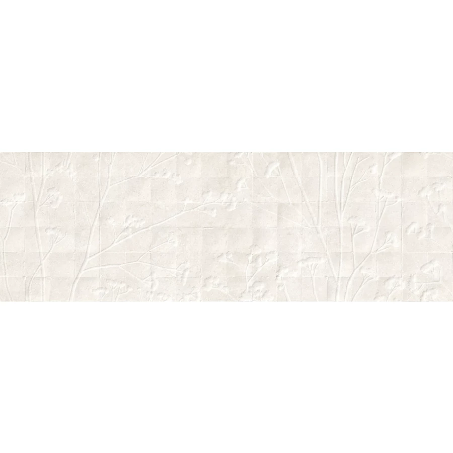 Плитка настенная Peronda Charme Wall Charme Bone Fleur R матовая белая 5087840655 100х33,3 см