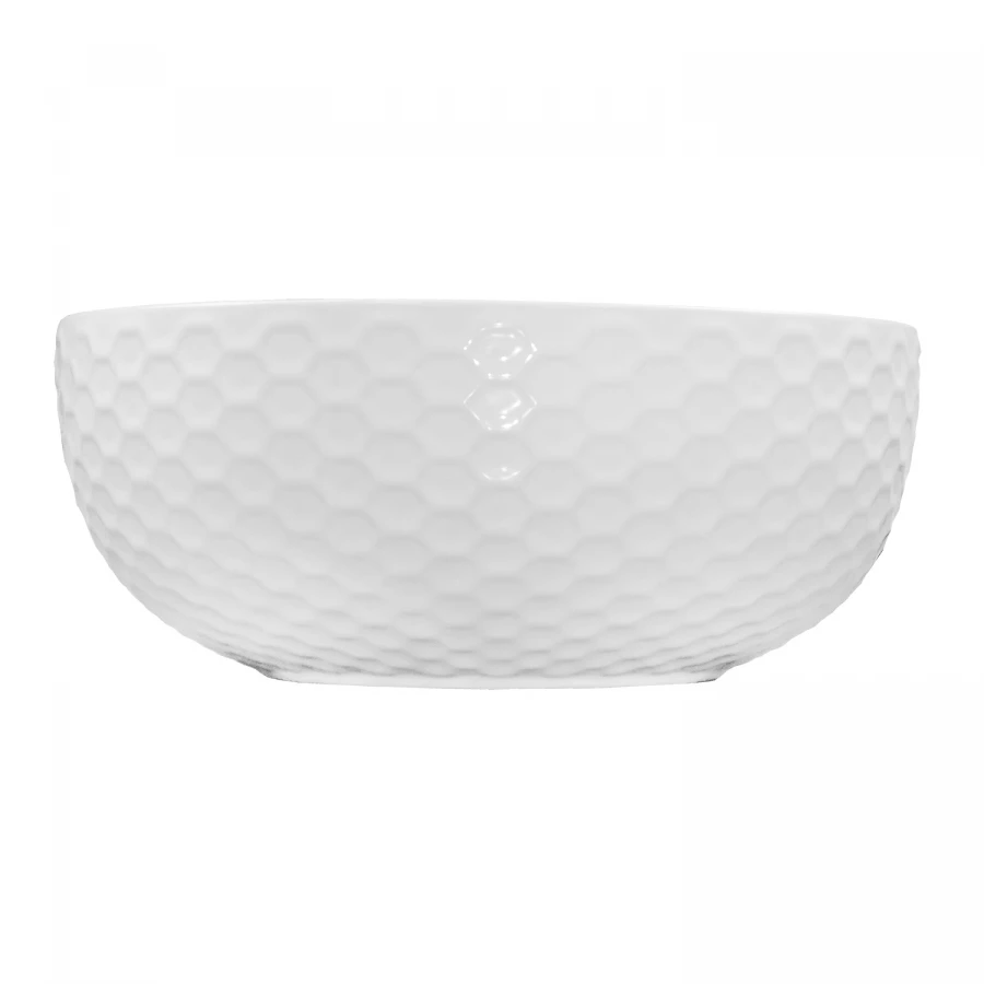 Раковина-чаша Azario накладная круглая белый глянец AZ-3286 35.5x35.5x15 см