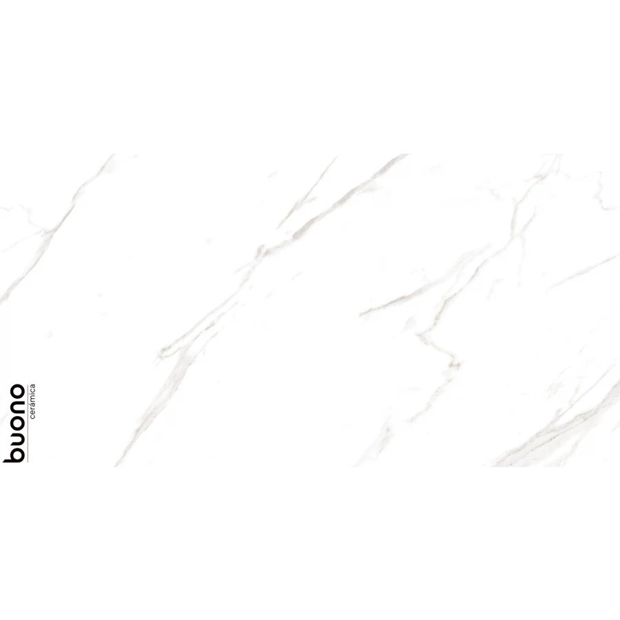 Керамогранит Buono Marble Carrara Livia Glossy белый M4401P 120х60 см