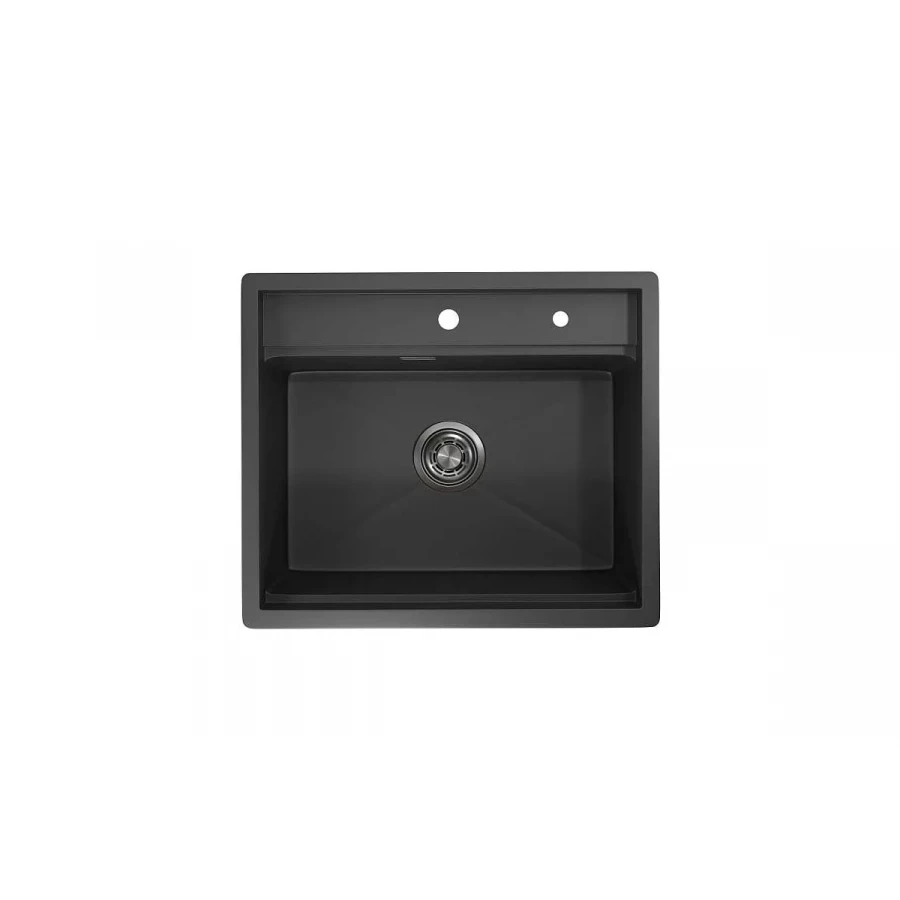 Кухонная мойка Granula 6051, черный матовый