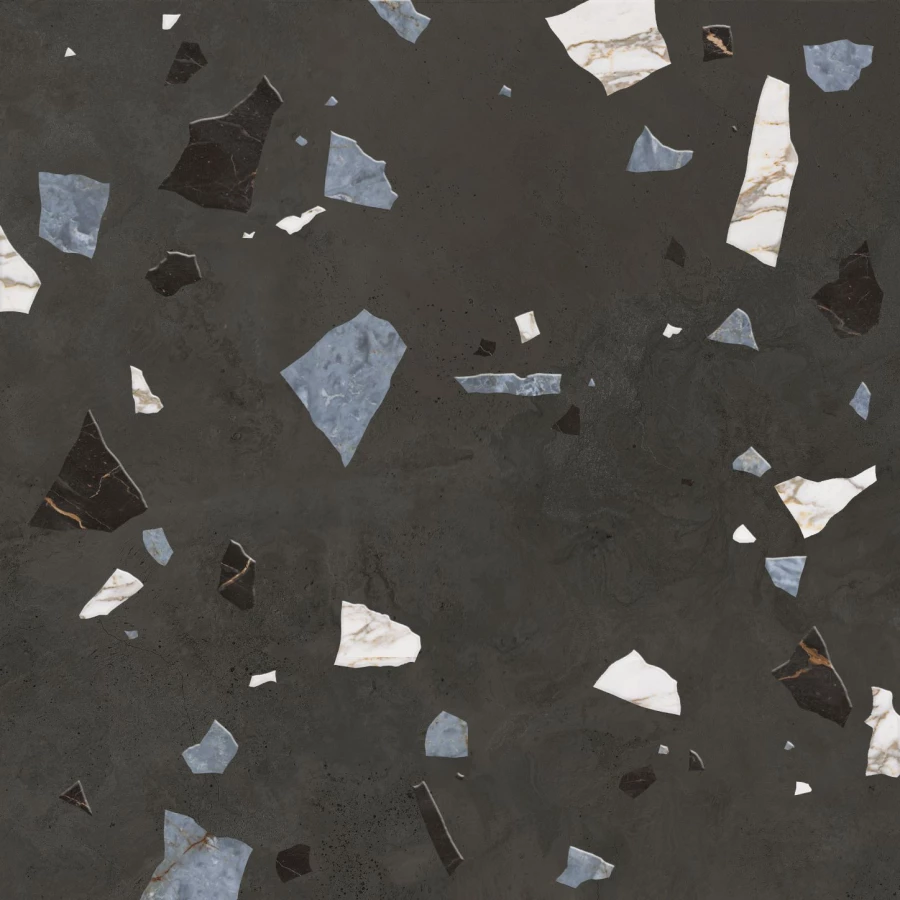 Керамический гранит Керамин Войд 1Д темно-серый 60х60 см