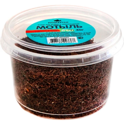 Корм Homefish для рыб мотыль банка 40 г