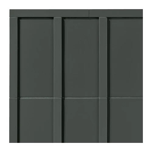 Плитка настенная Mutina Мотиво Грапхите / Motivo Graphite матовая серая BOV07 28х14 см