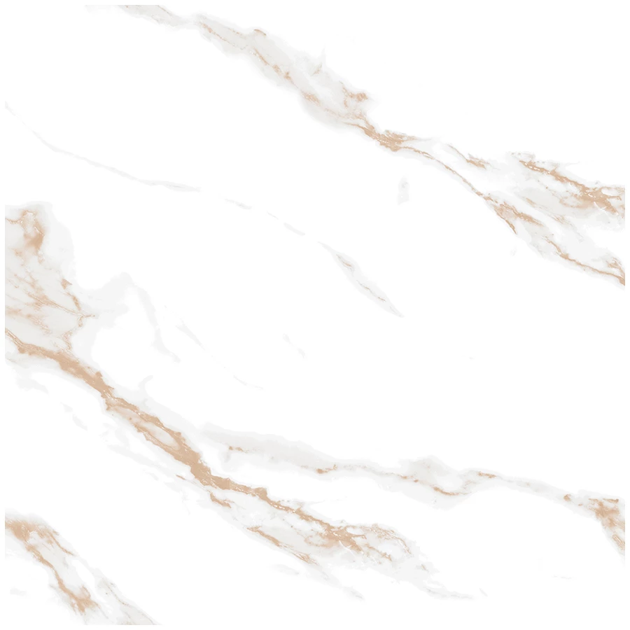 Керамогранит Ceradim Calacatta Sharp Gold белый Полированный 60х60 см