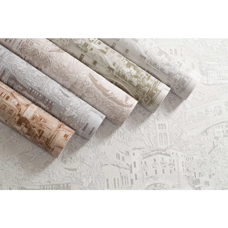 Обои флизелиновые Palitra Home HomeColor Serra бежевые HC31051-21 1,06х10,05 м