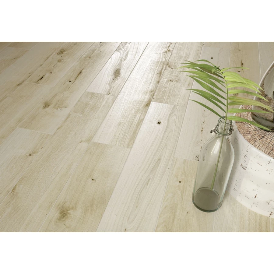 Керамогранит Meissen Keramik Classic Oak рельеф ректификат матовый светло-бежевый 16847 89,8х21,8 см