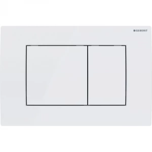 Смывная клавиша Geberit Delta 30 для двойного смыва Альпийский белый 115.137.11.1